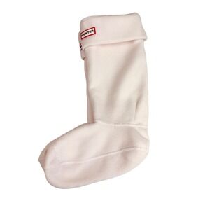 Hunter Fleece Tall Boot Socks Liner Cream Ivory Womens Size M US 5-7